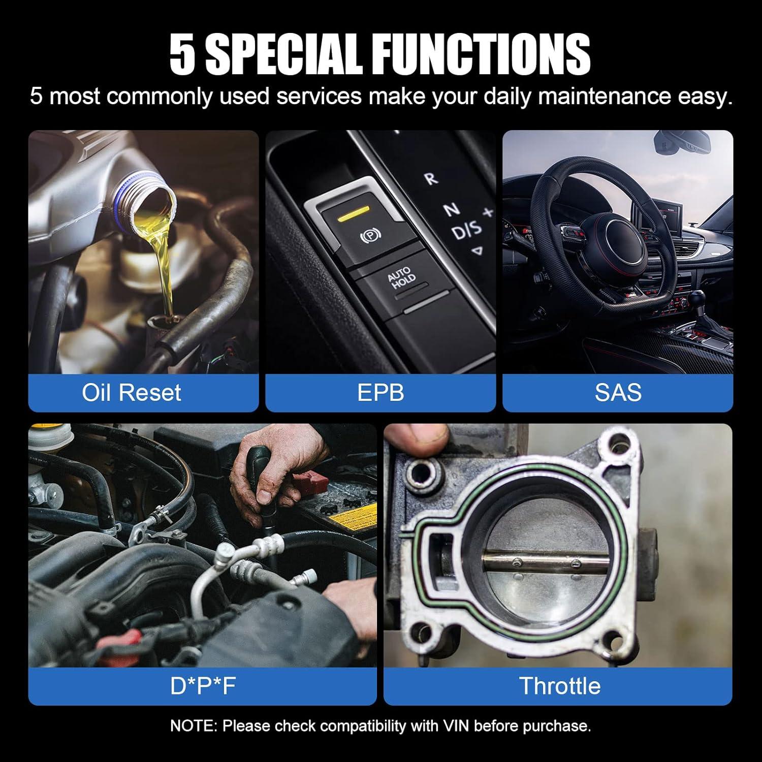 imageXTOOL Anyscan A30 OBD2 Scanner Wireless Bidirectional Scan Tool with Free Update All System Diagnostic Tool for iPhone ampamp Android 8 Service OilEPBSASBMSTPMS Reset Throttle ABS Bleed