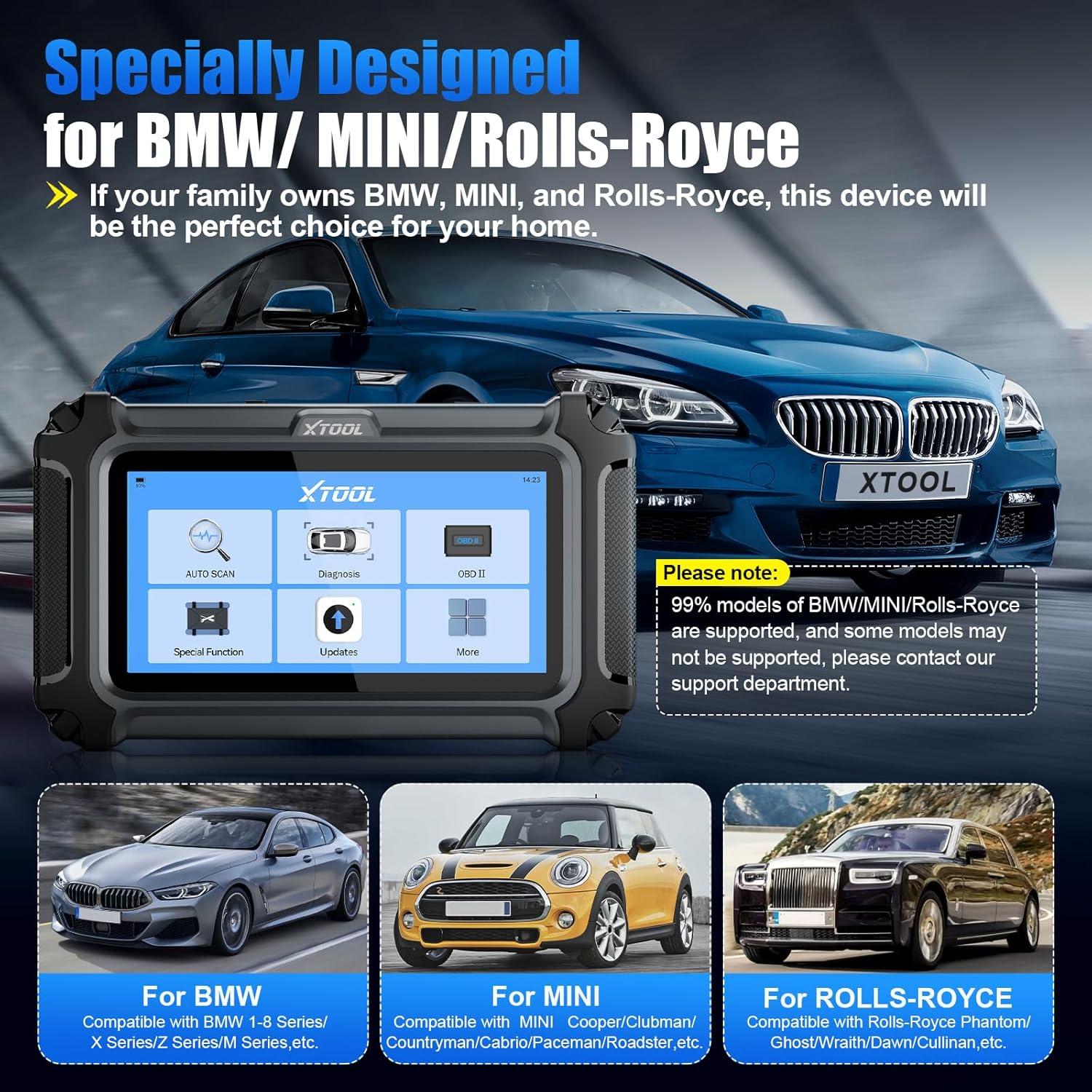 imageXTOOL IP500 for Toyota OBD2 Scanner Full Systems BiDirectional Scan Tool for ToyotaLexusScion with Full OBD2 Function All Reset Services MultiinOne Live Data Graph Lifetime Free Updatefor BMWMiNiRR