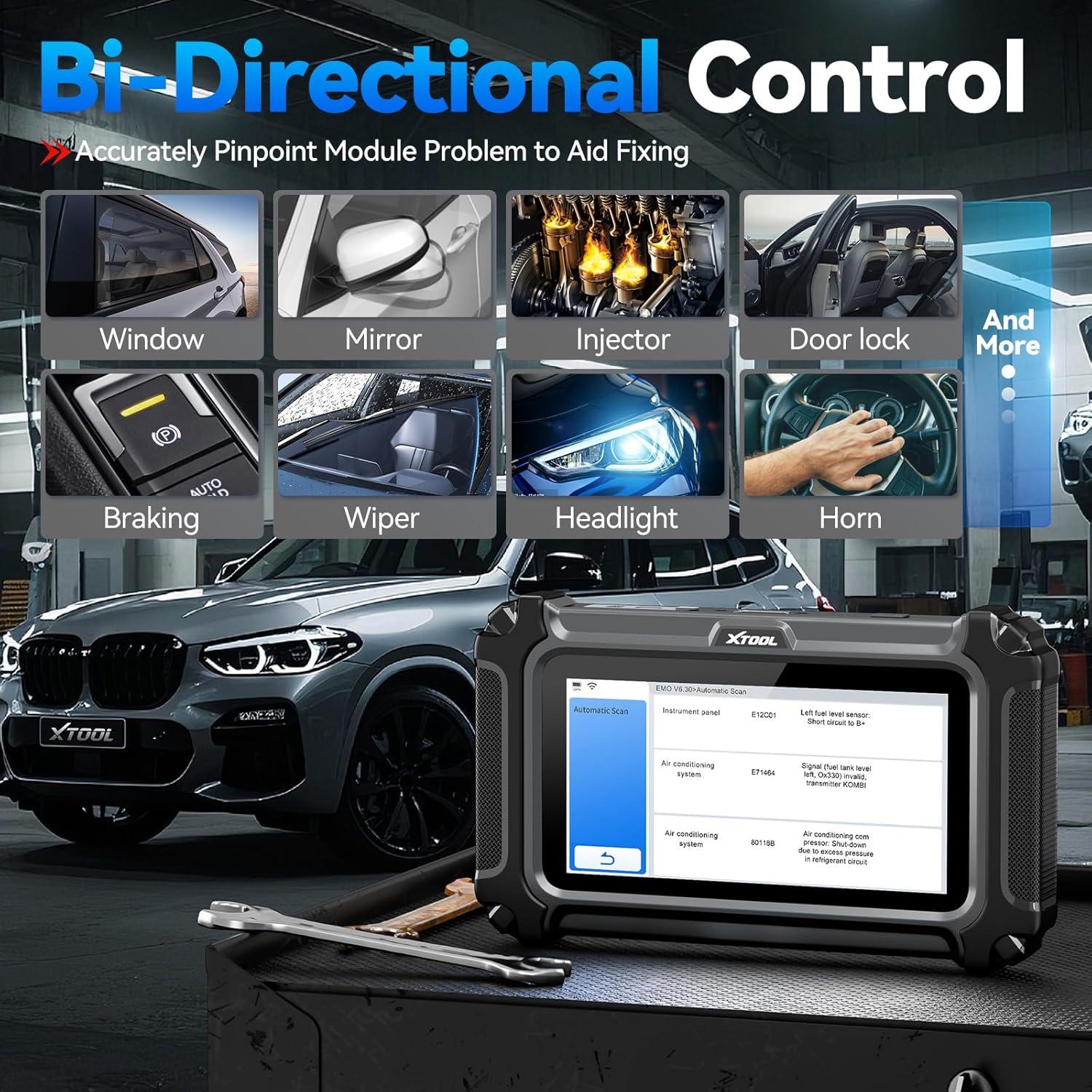 imageXTOOL IP500 for Toyota OBD2 Scanner Full Systems BiDirectional Scan Tool for ToyotaLexusScion with Full OBD2 Function All Reset Services MultiinOne Live Data Graph Lifetime Free Updatefor BMWMiNiRR
