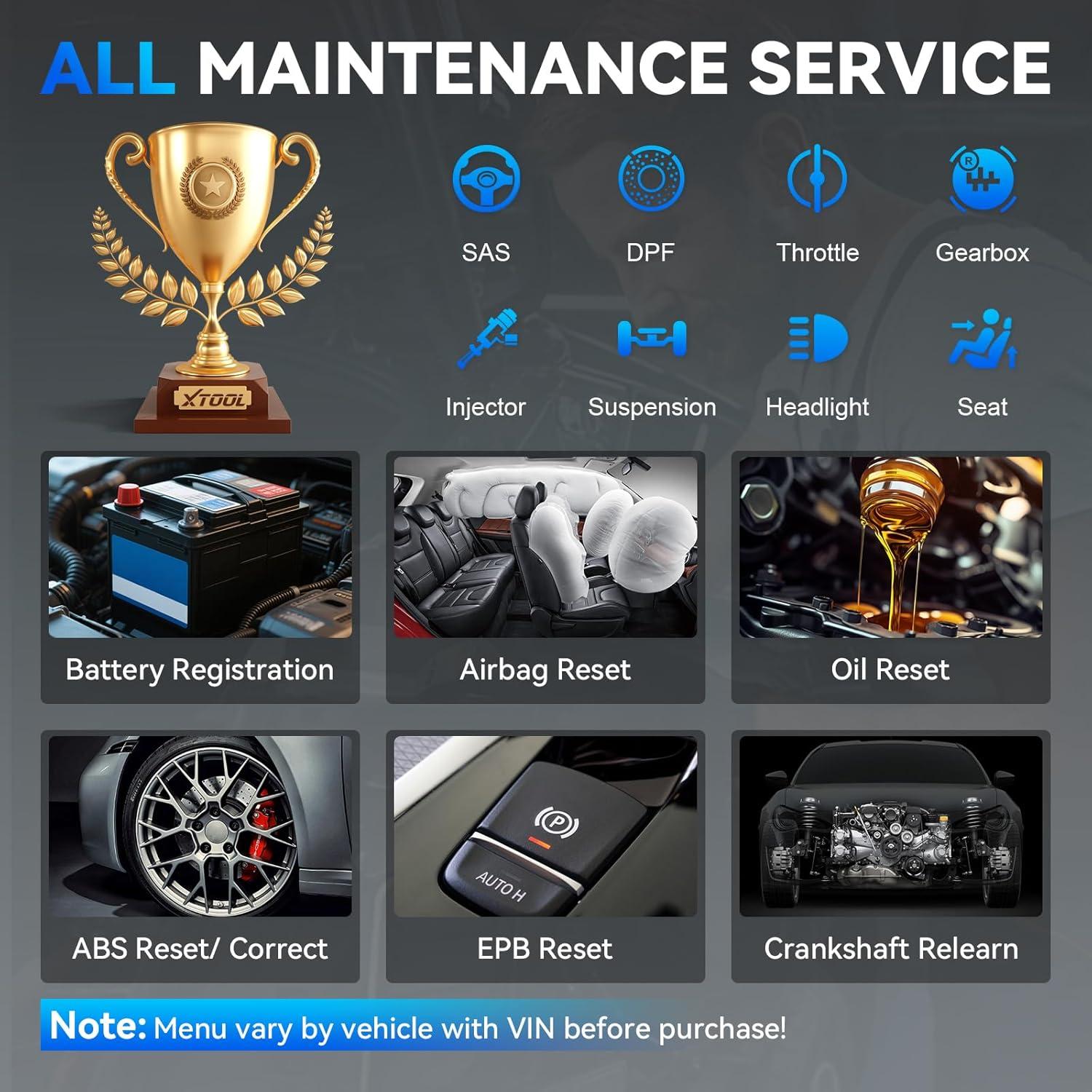 imageXTOOL IP500 for Toyota OBD2 Scanner Full Systems BiDirectional Scan Tool for ToyotaLexusScion with Full OBD2 Function All Reset Services MultiinOne Live Data Graph Lifetime Free Updatefor BMWMiNiRR