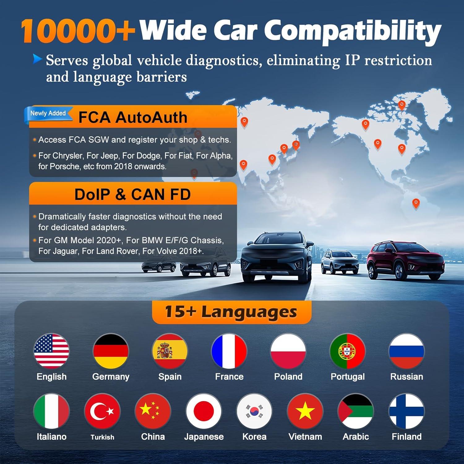 imageXTOOL IP900S Bidirectional Scan Tool with Topology Mapping 41 Maintenance Service ECU Coding PMI Function FCA AutoAuth Pre ampamp Post Scan All System OBD2 Scanner Diagnostic Tool with 3Year Update
