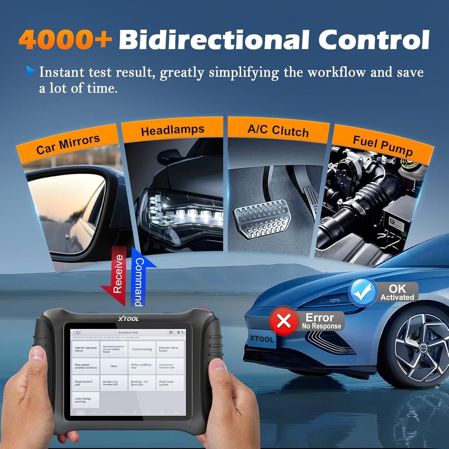 imageXTOOL IP900S Bidirectional Scan Tool with Topology Mapping 41 Maintenance Service ECU Coding PMI Function FCA AutoAuth Pre ampamp Post Scan All System OBD2 Scanner Diagnostic Tool with 3Year Update