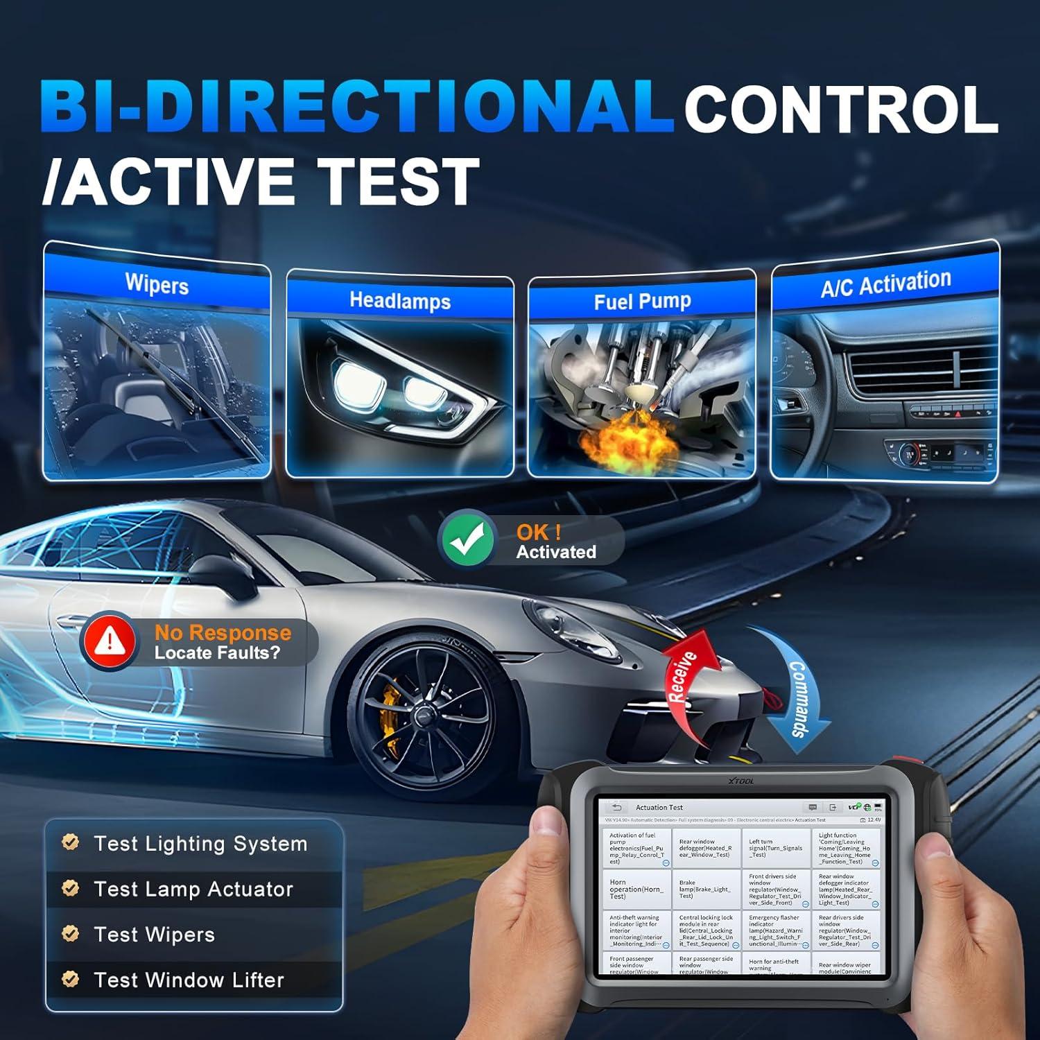 imageXTOOL IP919 MAX OBD2 Scanner with J2534 ECU Programming Scan Tool Topology Map 42Resets ECU Coding Upgrade of 919 PRO AutoAuth for FCA CAN FDDoIP All System Bidirectional Scanner 3y Update
