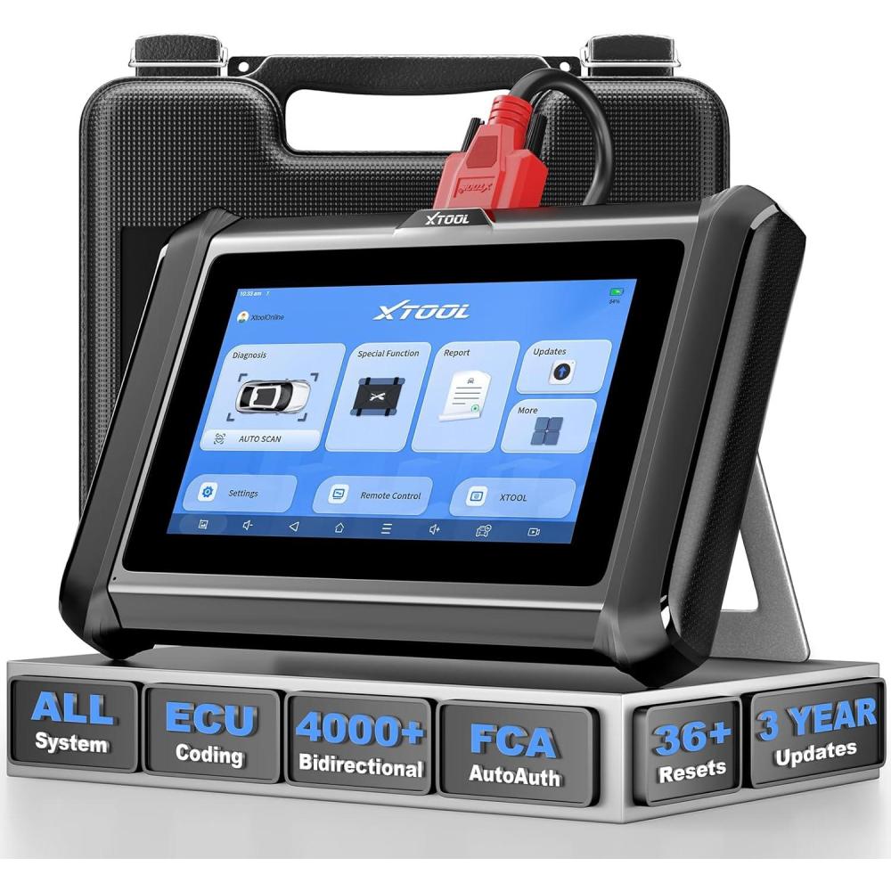 imageXTOOL D7S OBD2 Scanner Diagnostic Tool 2025 Bidirectional Scan Tool Ver of D7 with ECU Coding Active Test FCA AllSystem 39 Resets Crankshaft Relearn DoIPCAN FD 3Yr Update