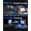 imageXTOOL D7 Bidirectional OBD2 Scanner 2025 Scan Tool with ECU Coding Full System Car Scanner Diagnostic Tool 36 Resets Injector Coding Throttle Relearn Crank Sensor Relearn FCA CANFD ampamp DoIP