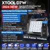 imageXTOOL D7W OBD2 Scanner Diagnostic Tool 2025 Wireless Ver of D7D7SD7BT Bidirectional Scan Tool with ALL System Diagnostic PMI ECU Coding 39 Resets 3Year Updates CAN FDDoIP Scanner for Car