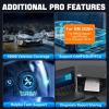 imageXTOOL D8W Wireless Bidirectional Scan Tool 2025 OBD2 Scanner with Topology FCA AutoAuth 3Year Updates ECU Coding PMI 42 Resets Full Diagnostic Scanner for Car Crankshaft Relearn CAN FDDoIP