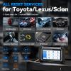 imageXTOOL IP500 for Toyota OBD2 Scanner Full Systems BiDirectional Scan Tool for ToyotaLexusScion with Full OBD2 Function All Reset Services MultiinOne Live Data Graph Lifetime Free Updatefor ToyotaLexusScion