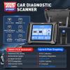 imageXTOOL IP900BT OBD2 Scanner Car Diagnostic Tool with 41Reset ECU Coding Automotive Scanner Wireless Vehicle Scan Tool 4000 Bidirectional Scan Tool CANFDDoIPFCA Autoauth Full System