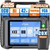 imageXTOOL D8W Wireless Bidirectional Scan Tool 2025 OBD2 Scanner with Topology FCA AutoAuth 3Year Updates ECU Coding PMI 42 Resets Full Diagnostic Scanner for Car Crankshaft Relearn CAN FDDoIP