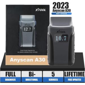 imageXTOOL Anyscan A30 OBD2 Scanner Wireless Bidirectional Scan Tool with Free Update All System Diagnostic Tool for iPhone ampamp Android 8 Service OilEPBSASBMSTPMS Reset Throttle ABS Bleed