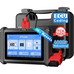 imageXTOOL D7S Bidirectional Scan Tool 2025 OBD2 Scanner Diagnostic Tool with FCA AutoAuth All System Car Scanner 39 Resets ECU Coding PMI Upgrade of D7 Crankshaft Relearn CAN FDDoIP 3Yr Update