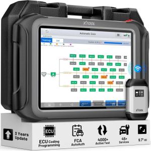 imageXTOOL D9S PRO ECU Programming and Coding Automotive Scan Tool 2025 with FCA AutoAuth Topology Map OBD2 Scanner Diagnostic Tool Bidirectional45 Services DoIPCAN FD 3Year Update
