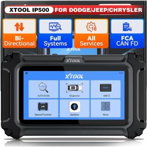 imageXTOOL IP500 for Toyota OBD2 Scanner Full Systems BiDirectional Scan Tool for ToyotaLexusScion with Full OBD2 Function All Reset Services MultiinOne Live Data Graph Lifetime Free Updatefor JeepDodgeChrysler