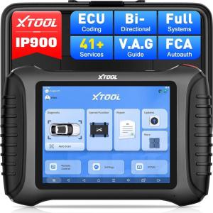 imageXTOOL IP900 Bidirectional Scan Tool 2025 Upgraded Ver of D7 Scanner OBD2 Scanner Diagnostic Tool ECU Coding 41 Resets FCA CAN FDampampDoIP Pre ampamp Post Scan All System Scanner for Car 3Year Update