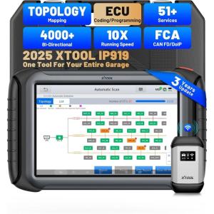 imageXTOOL InPlus IP919 Diagnostic Scanner for Car Bidirectional Scan Tool with Topology Map ECU Coding ampamp Programming 51 Resets All System OBD2 Scanner Diagnostic Tool with 3Year Free Update