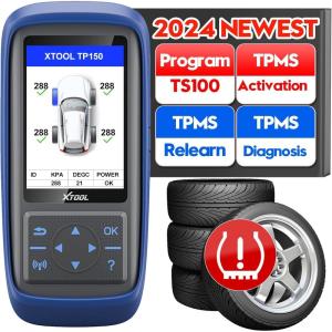 imageXTOOL TP150 TPMS Programming Tool 2025 TPMS Relearn Tool ActivateRelearn All Known TPMS Sensors Program XTOOL TS100 Sensors 315 433MHz TPMS ResetDiagnosis