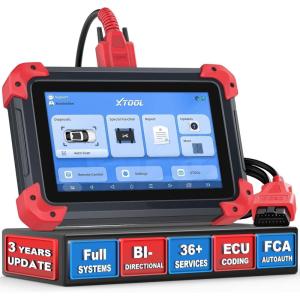 imageXTOOL D7X OBD2 Scanner Diagnostic Tool 2025 Bidirectional Scan Tool with 36Resets 3Year Updates FCA CANFD ampamp DoIP Full System Car Scanner for ABS Crank Sensor Relearn Throttle Relearn