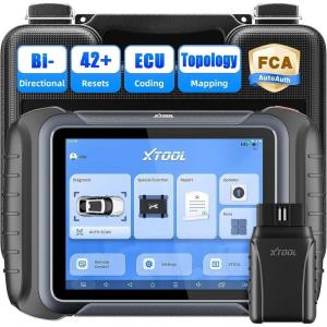 imageXTOOL D8W OBD2 Scanner Diagnostic Tool Wireless Bidirectional Scan Tool with Topology ECU Coding 42 Reset Active Tests Crankshaft Relearn All System PMI CANFDDoIP FCA 3Yr Update