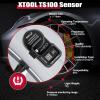 imageXTOOL TS100 PRO TPMS Sensor 315433MHz for All Vehicles Programmable OEM TPMS Sensor Replacement Tire Pressure Monitoring System Sensor Rubber Valves Pack of 1 Work with XTOOL TP150 TPMS Tool
