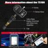 imageXTOOL TS100 PRO TPMS Sensor 315433MHz for All Vehicles Programmable OEM TPMS Sensor Replacement Tire Pressure Monitoring System Sensor Rubber Valves Pack of 1 Work with XTOOL TP150 TPMS Tool