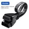 image:imageXTOOL OBD2 Extension Cable 164ft OBD II 16 Pin Male to Female Cord  Low Profile Diagnostic Extender for Scan Tool Code Reader A30A30DA30M D7D8D8BTD9D9Pro IP616IP819IP508 164ft50cm