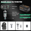 image:imageTPMS Sensors Set of 4 XTOOL TS100 Pro 315433MHz Tire Pressure Sensor OEM Tire Sensor Replacement Tire Pressure Monitor System Sensors with Metal Value for GM for All Cars Work with XTOOL TP150