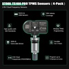 image:imageXTOOL TP500 TPMS Programming Tool with 4PCS 315433MHz Tire Pressure Sensor Full System OBD2 Scanner for Car with TPMS Service 17 Resets FCACANFDDoIP Lifetime Free Update