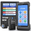 image:imageXTOOL TP300 TPMS Programming Tool Engine ABS SRS Transmission OBD2 Scanner with Touchscreen 8 Resets Throttle Relearn ActivateRelearn All TPMS Sensors Program XTOOL TS100 Sensors 315433MHz