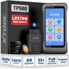 image:imageXTOOL TP580 TPMS Programming Tool All System OBD2 Scanner Diagnostic Tool Activate Relearn 99 TPMS Sensors Program XTOOL Sensor 315433MHz ReadClear DTCs 22 Resets CAN FDampDoIP Free Updates