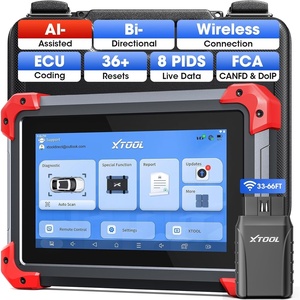 image:imageXTOOL D7BT Bidirectional Scan Tool AIAssisted Wireless OBD2 Scanner Diagnostic Tool Full System Car Scanner with ECU Coding 36 Resets FCACANFDDoIP Crank Sensor Relearn 3 Years Free Updates