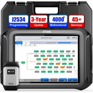 image:imageXTOOL D9 MAX AIAssisted Professional Automotive Scan Tool J2534 Reprogramming Tool Bidirectional OBD2 Scanner with Topology Mapping 45 Relearns ECU Coding ADAS Calibration FCADoIPCAN FD