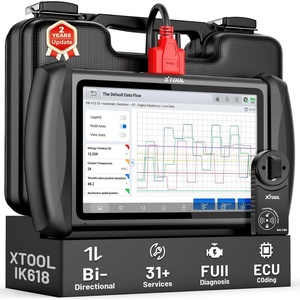 image:imageXTOOL IK618 AIAssisted Bidirectional Scan Tool with KC100 Adapter Full System OBD2 Scanner Diagnostic Tool with 31 Resets FCA AutoAuth ECU Coding Crank Sensor Relearn CAN FD amp DoIP 2Yr Update