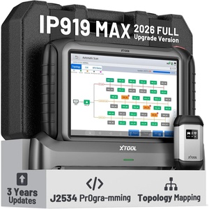 image:imageXTOOL IP919 MAX Bidirectional scan Tool with J2534 Programming Upgrade of IP919 PRO ECU Programming Tool with Topology Map 51Resets ECUOnline Coding AutoAuth for FCA CAN FDDoIP 3y Update