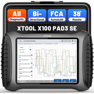 image:imageXTOOL X100 PAD3 SE AIAssisted Bidirectional OBD2 Scanner All System Scan Tool with 38 Reset Car Scanner Diagnostic Tool with FCA AutoAuth ECU Coding Crank Sensor Relearn CANFDDOIP 2Yr Update