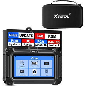 image:imageXTOOL D6S OBD2 Scanner Diagnostic Tool Full System 30 Resets with Case  Engine ABS SRS TransmissionCrank SensorOilEPBSASThrottleABS Bleeding RelearnFree UpdateFCA amp CAN FDUpgraded of D5S
