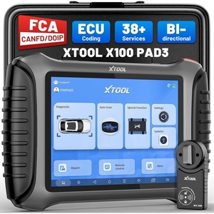 image:imageXTOOL X100 PAD3 ECU Coding amp Programmer Tool with KC100EEPROM Adapter Kit  Bidirectional OBD2 Scanner with AIAssisted All System Car Scanner with FCA AutoAuth 38 Resets CAN FD amp DOIP 2Yr Update